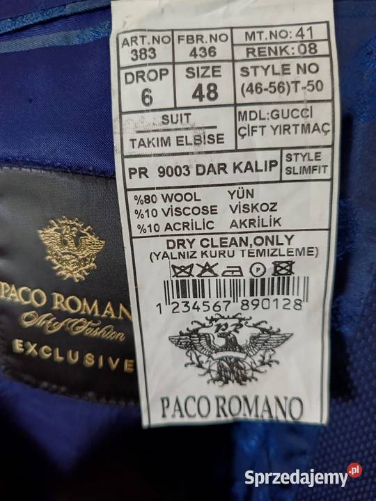 Garnitur męski Wielka Wieś