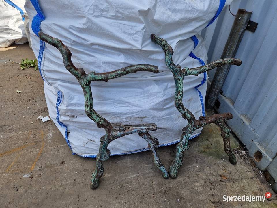 Nogi ławka stelaż żeliwne stare prl antyk Świnoujście