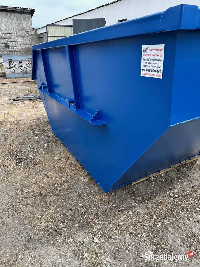 Kontener mulda 7 m3 asymetryczna pojemnik na Niedrzew Pierwszy