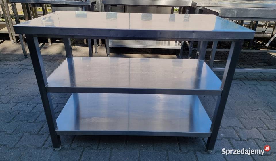 Stół Gastro Centralny Z 2ma Półkami 1206085 M835 wielkopolskie