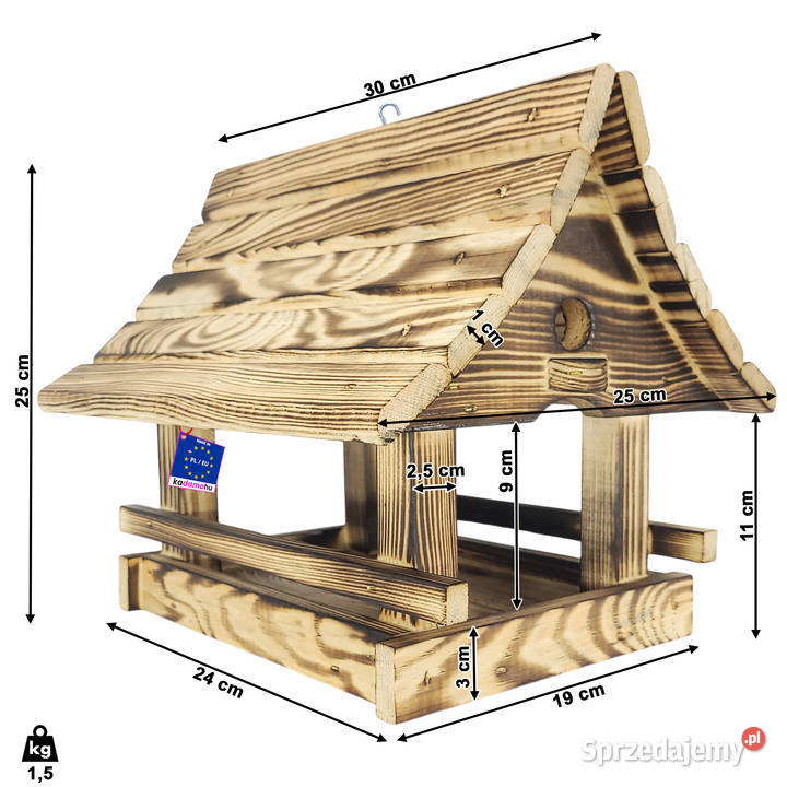 Karmnik ptaków Góral 30x25x25 Budki lęgowe i karniki