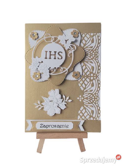 ZAPROSZENIA KOMUNIA UNIWERSALNE IHS W RAMKACH B6 Poznań