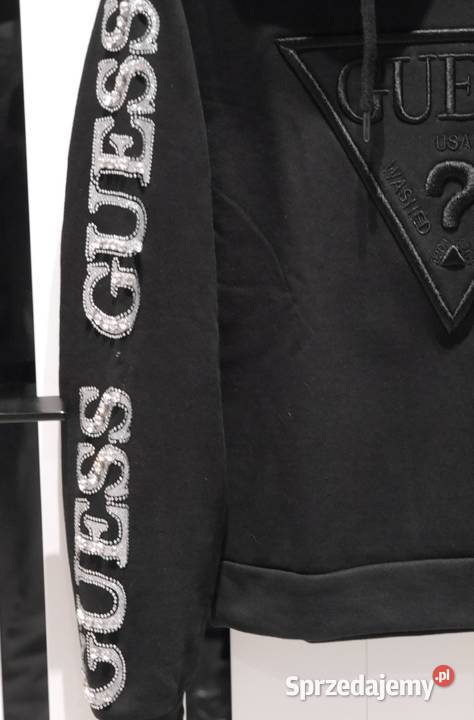 Guess piękna bluza cyrkonie perełki drobinki 36 Rozmiar 36(S) Wrocław