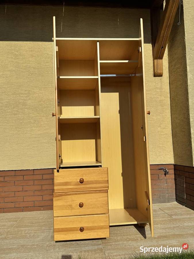 Szafa 2 drzwiowa sosnowa bieliźniarka szafka Garwolin sprzedam