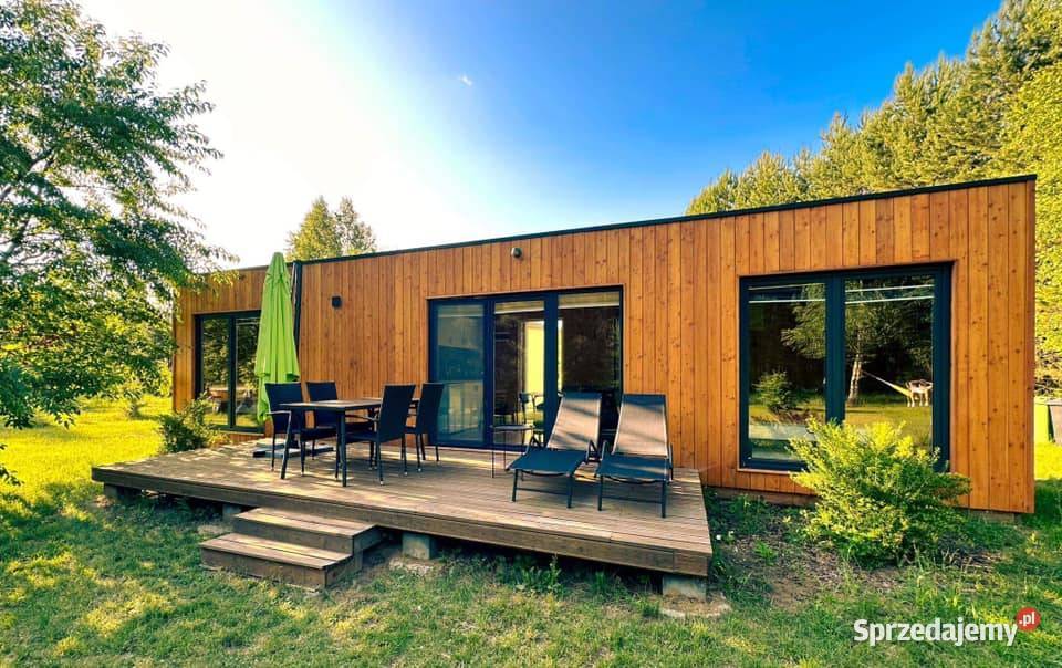 Domek letniskowy drewniany nowoczesny 35m2 na Domki drewniane Poznań