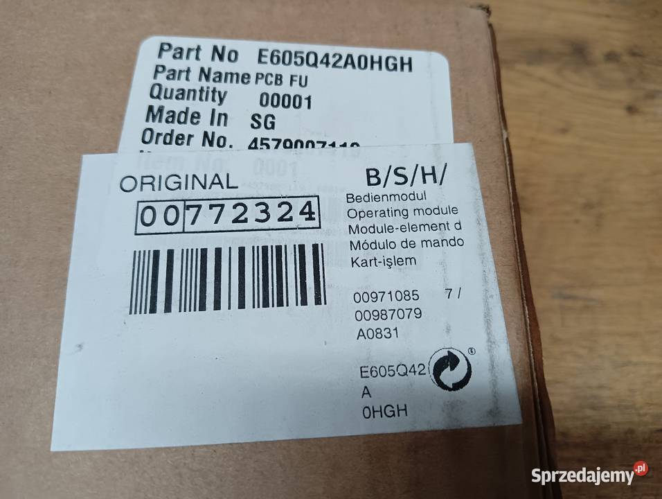 Moduł mikrofalówki Bosch mazowieckie Bale sprzedam