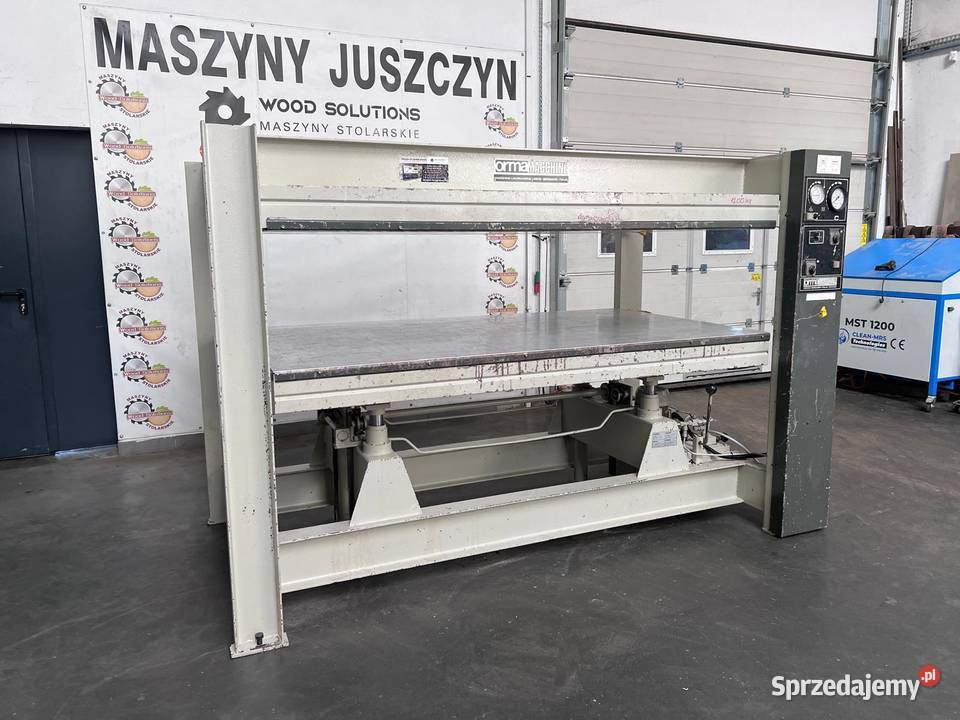 Prasa półkowa do fornirowania Orma C4 22001200 Produkcja Juszczyn