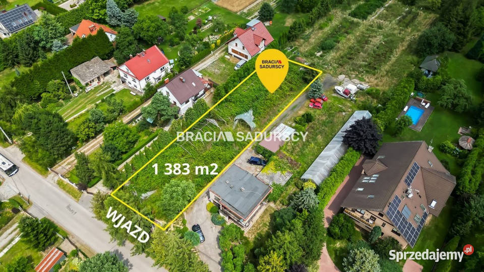 Grunt 2638m2 Giebułtów Orlich Gniazd sprzedam