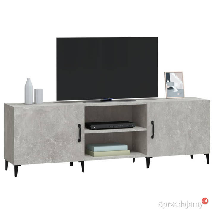 Szafka pod TV szarość betonu 150x30x50 WM812631 Warszawa