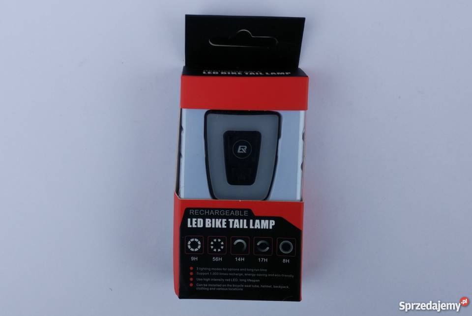 Tylne światło RockBros USB waterproof 5 trybów Części i akcesoria