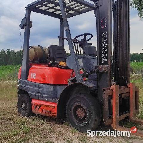 Toyota 6FG F18 boczny przesów Wózki widłowe Ostrów Wielkopolski sprzedam