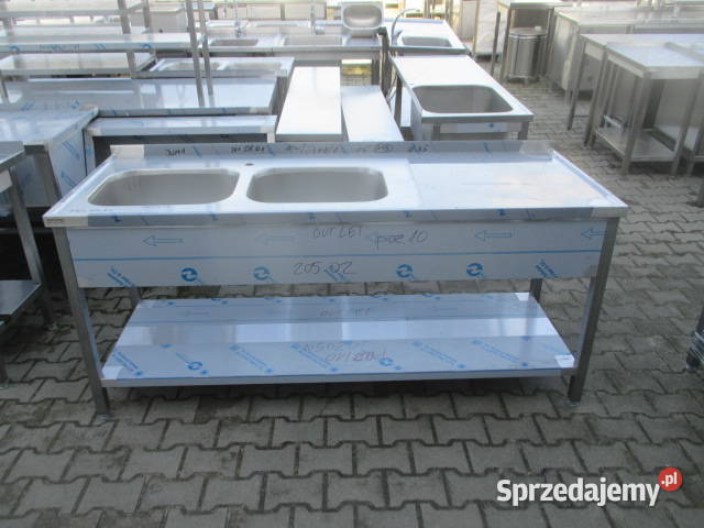 Zlew Gastronomiczny Z Półką 2 Komory Lewej Ostrów Wielkopolski sprzedam