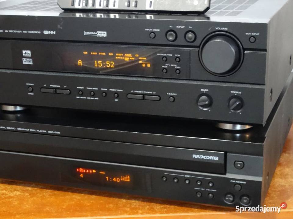 Amplituner z CD Yamaha RXV430 pilot Jasło