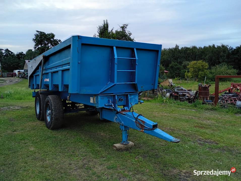 PRZYCZEPA SKORUPA MAUPU tandem RESOR 11TON Przyczepy rolnicze Albertów