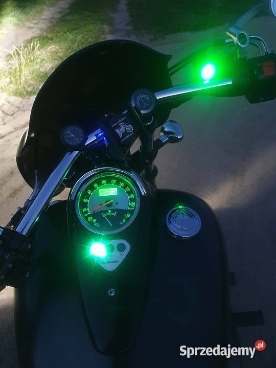 Kawasaki vn 900 custom 2015 z wieloma dodatkami Kawasaki kujawsko-pomorskie Więcbork sprzedam