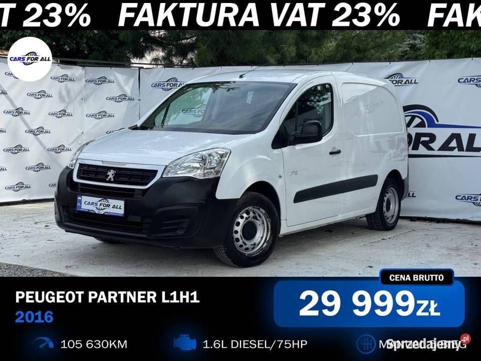 Peugeot Partner 16 BlueHDi L1H1 podkarpackie Rzeszów