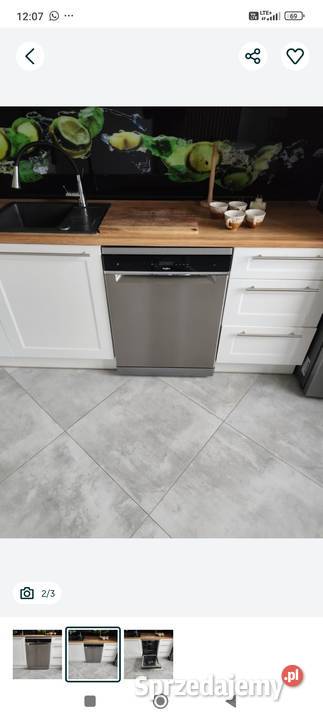 Zmywarka Whirlpool 6 Zmysł srebrna cicha praca sprzedam