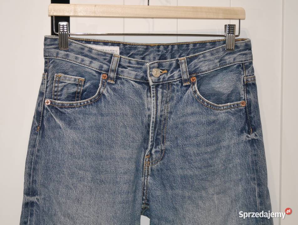 Zara Baggy świetne spodnie szerokie nogawki 34 Rozmiar 34(XS) dolnośląskie