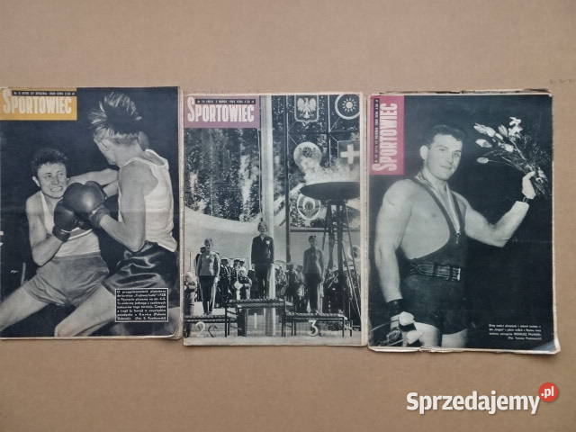 sportowiec tygodnik z 1960 roku3 egzemplarzestan Grudziądz