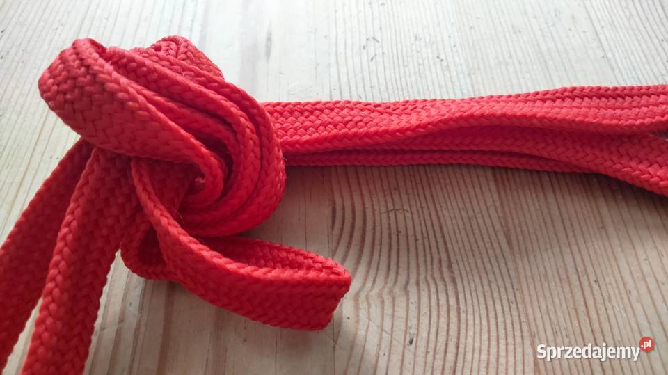 Sznurowadła płaskie długość 90 kolor czerwony Akcesoria wielkopolskie sprzedam