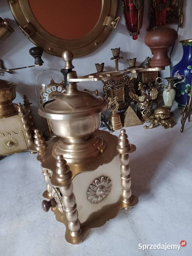 Mosiężny młynek do kawy Kolekcja Poznań sprzedam