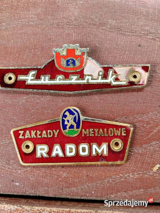 Dwie stare tabliczki znznamionowRadom Łucznik Pozostałe Leszno