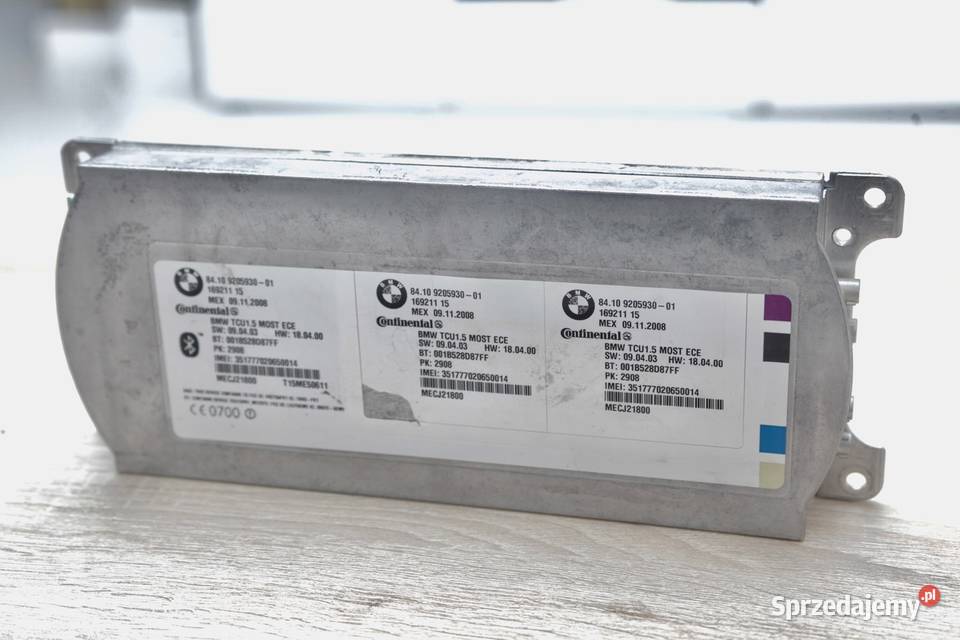 Moduł Sterujący BMW TCU 15 MOST ECE Continental Gizałki