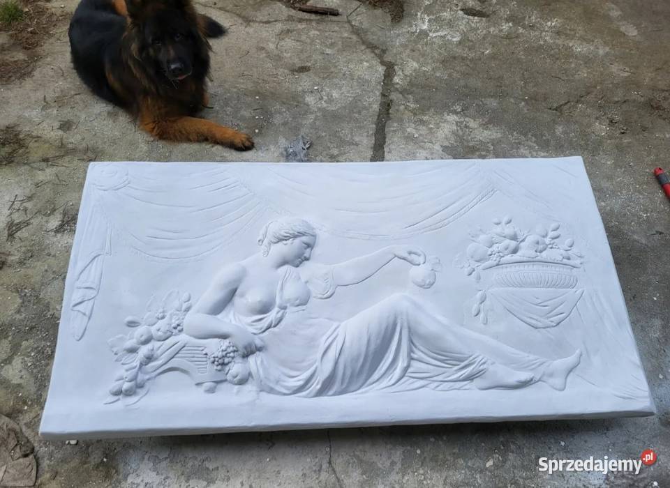 RELIEF 160 X 80 SZTUKATERIA GIPSOWA PŁASKORZEŹBA lubuskie