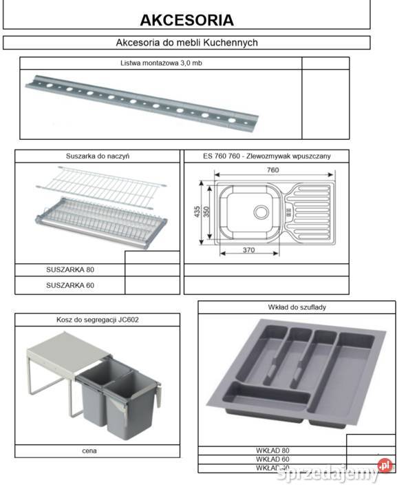 Mebleszafki kuchenne kuchnia LUNA Meble do Radom sprzedam