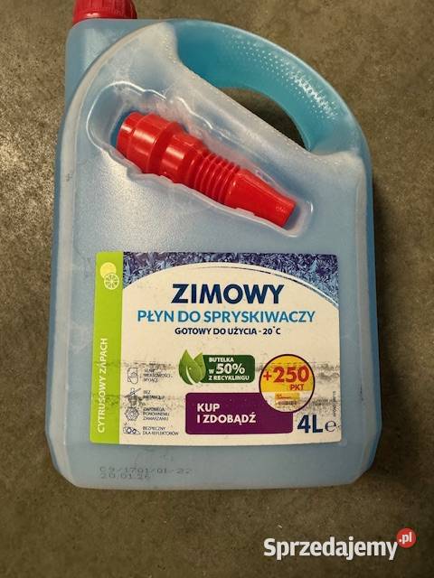 Zimowy płyn do spryskiwaczy Shell 2 x 4 litry Warszawa