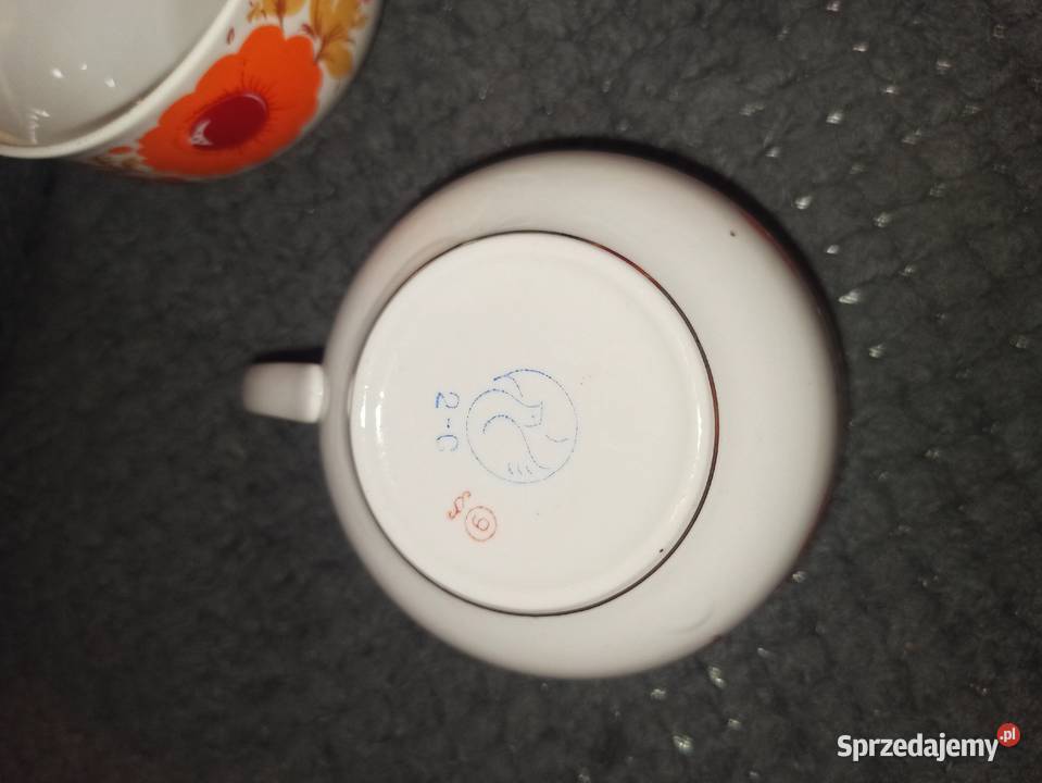 4 filiżanki do kawy herbaty porcelana PRL w Warszawa