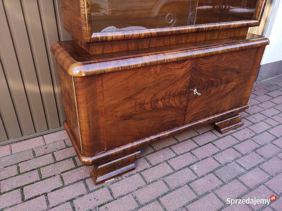 Witryna ARTDECO Serwantka Biblioteka Orzech