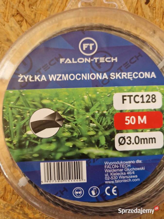 ŻYŁKA TNĄCA DO KOSY KWADRAT 30mm 50m SKRĘCANA wielkopolskie Głogowa
