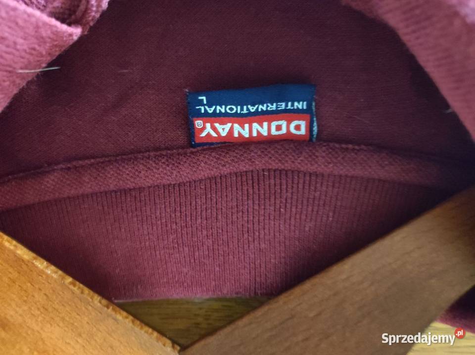 Donnay oryginalna koszulka bluza polo burgund Kielce