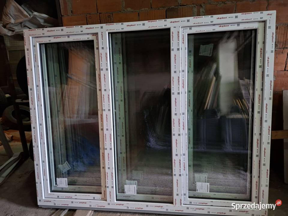 Okno nowe 3 skrzydłowe dolnośląskie sprzedam
