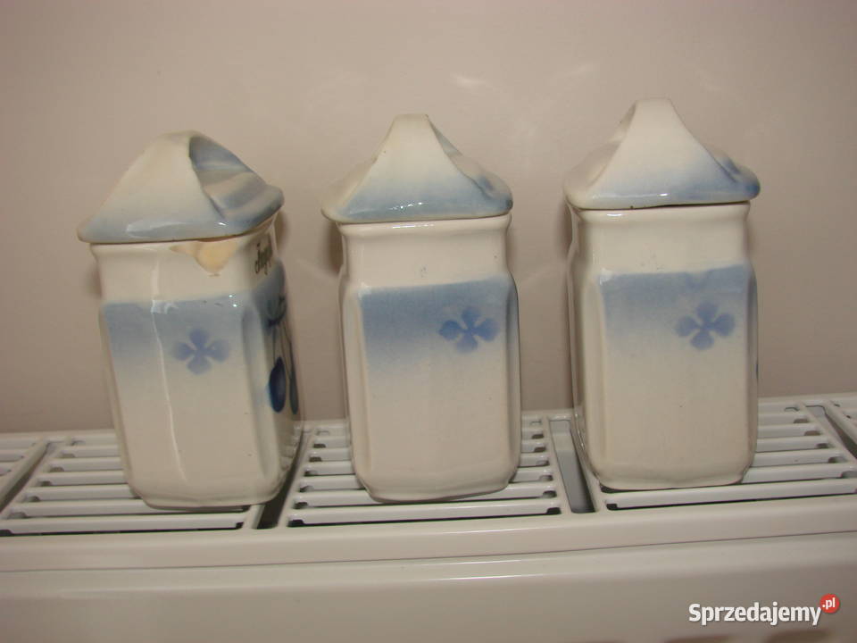 stare szwedzkie pojemniki na przyprawy