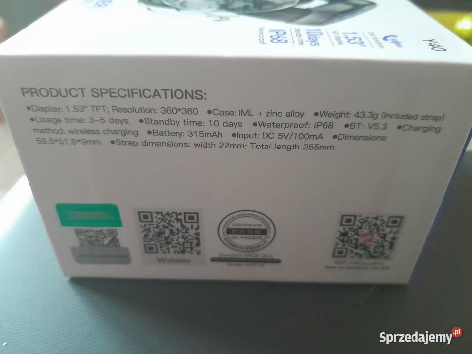 Smartwatch Hoco Y40 Wieliczka