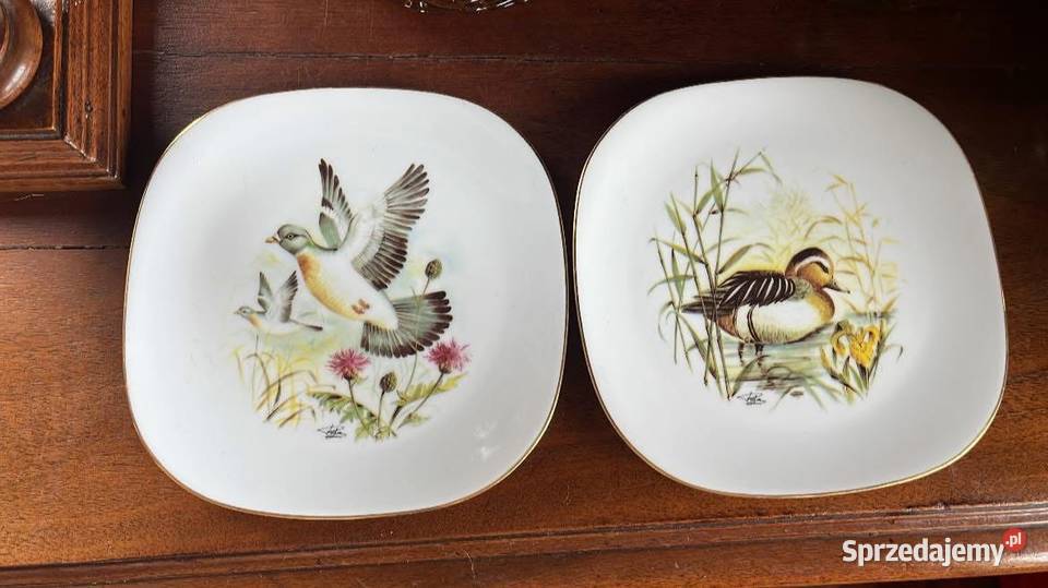 Kwadratowy talerz ze wspaniałej manufaktury Gdańsk