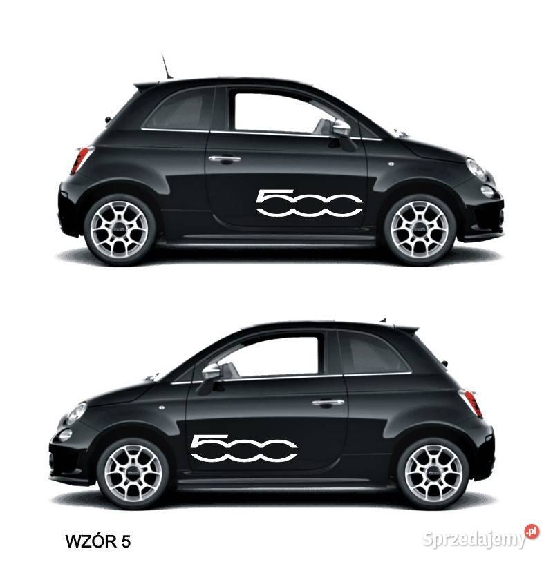 Fiat 500 Abarth Naklejki 500 Tuning 5 małopolskie Kraków