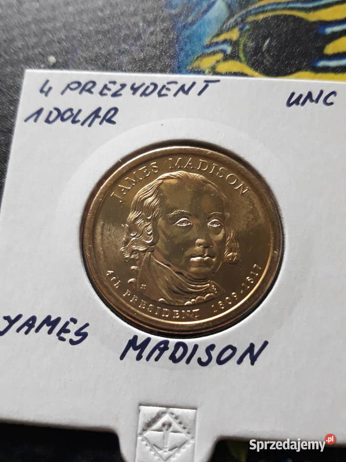1 Dolar 4 Prezydent James MadisonUSA Menniczy