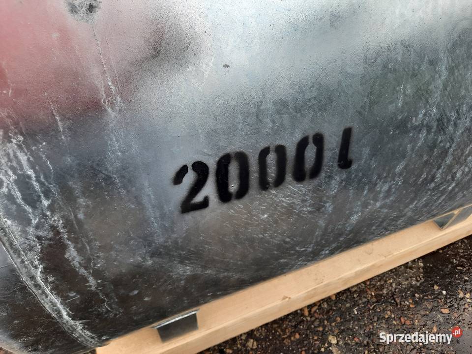 Zbiornik 2000 litrów na wodę przemysłową