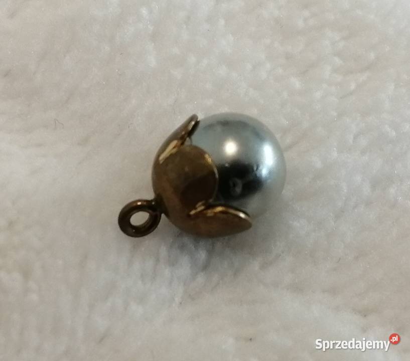 Wisiorek zawieszka srebrna kula 7x11mm Kreatywne Czeladź