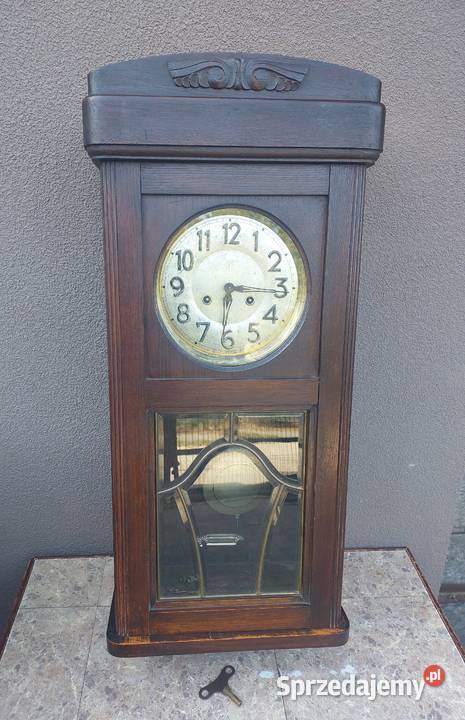 Stary zegar ścienny Junghans 1932r sprawny film Tczew