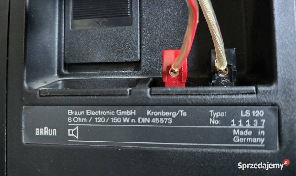 Braun LS 120 Kultowe Monitory Vintage Stan 100 Jastrzębie-Zdrój sprzedam