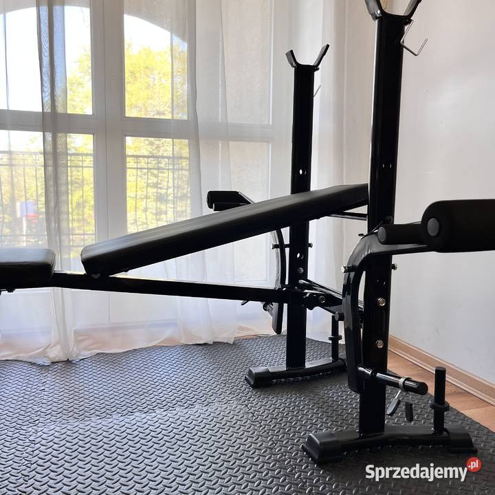 Zestaw Do Ćwiczeń 128 Siłownia Ławeczka Hantle mazowieckie Warszawa
