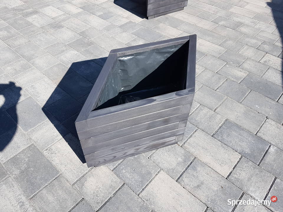 Donica drewniana ogrodowwa romb Kraków