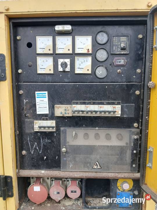 Agregat Prądotwórczy Atlas Copco QAS48 48KW 2000 nie łódzkie Złoczew