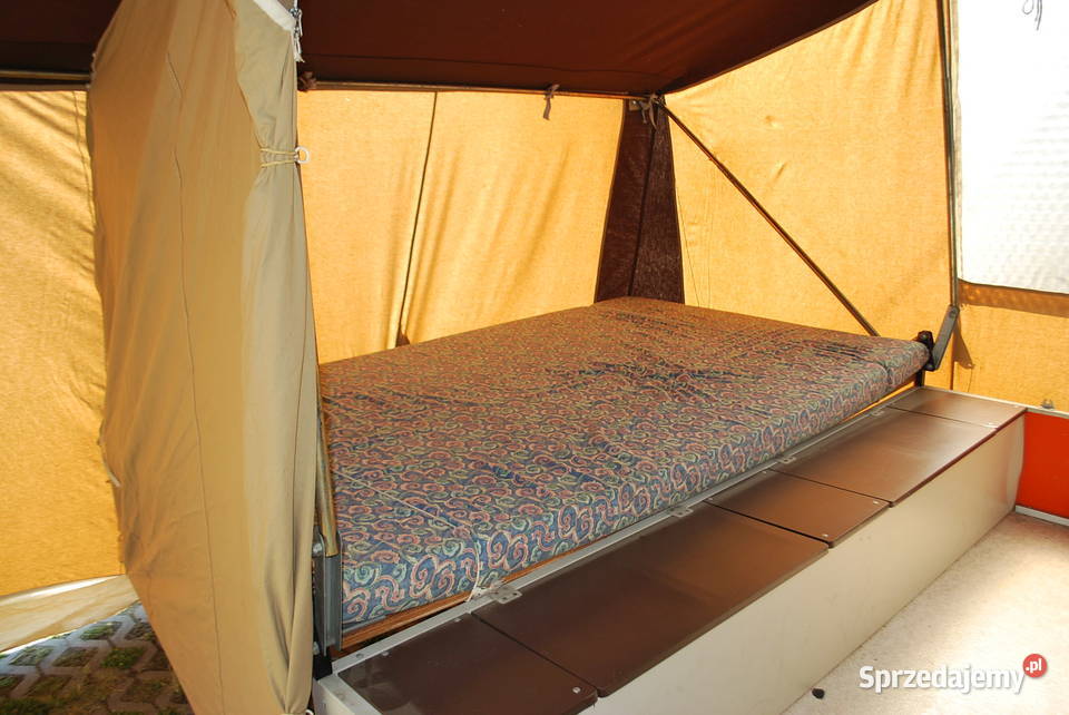 RETRO PRZYCZEPA KEMPINGOWA NAMIOTOWA CONWAY Grzebowilk