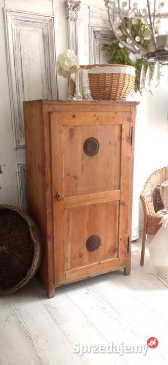 Piękna stara szafa chlebowa wiejska antyk 72cm Gliwice sprzedam