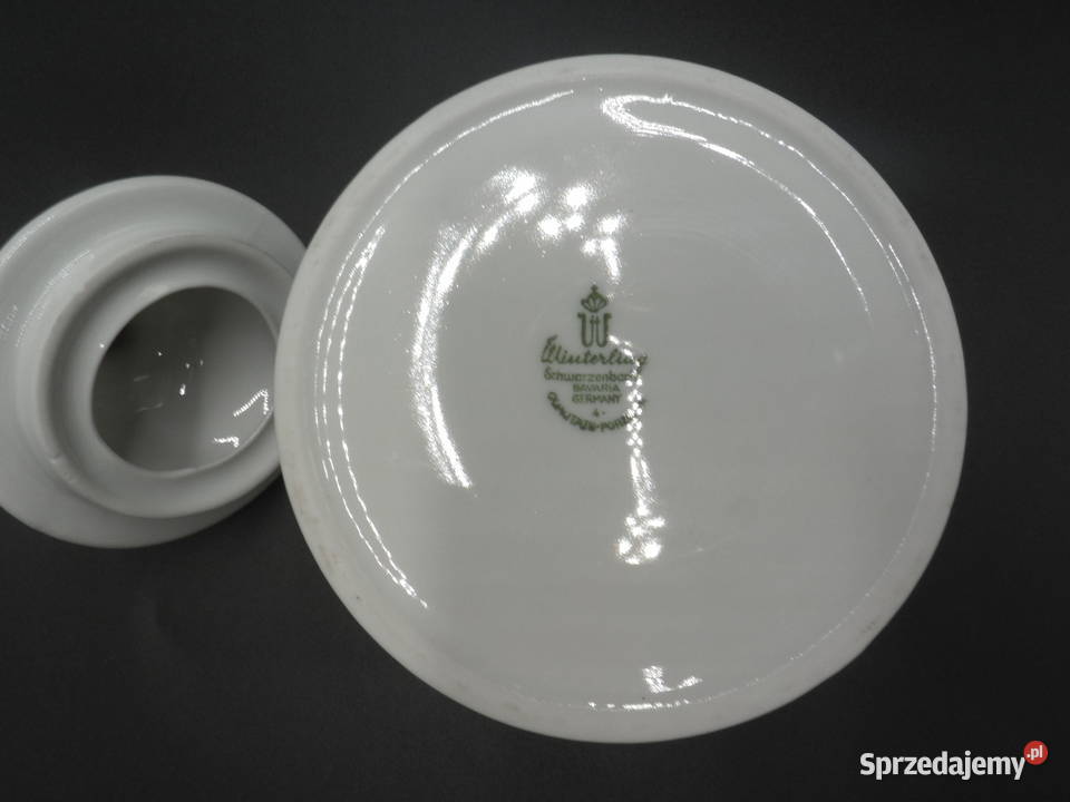 Porcelanowa cukiernica wzór słomkowy WINTERLING Raszków